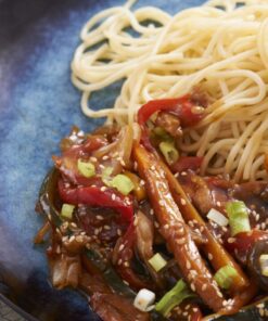 Vegetable Stir-fry and Noodles