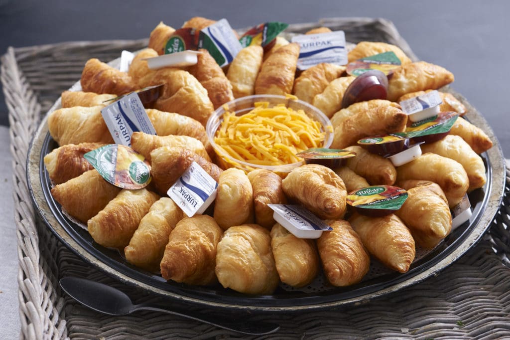 Plain Croissants Platter Underwraps Caterers