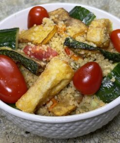 Couscous, Vegetable and Haloumi Salad
