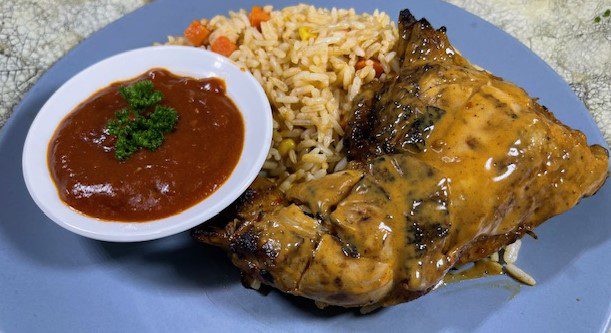 Mozambican Grilled Chicken Peri-peri with Savoury & Gravy